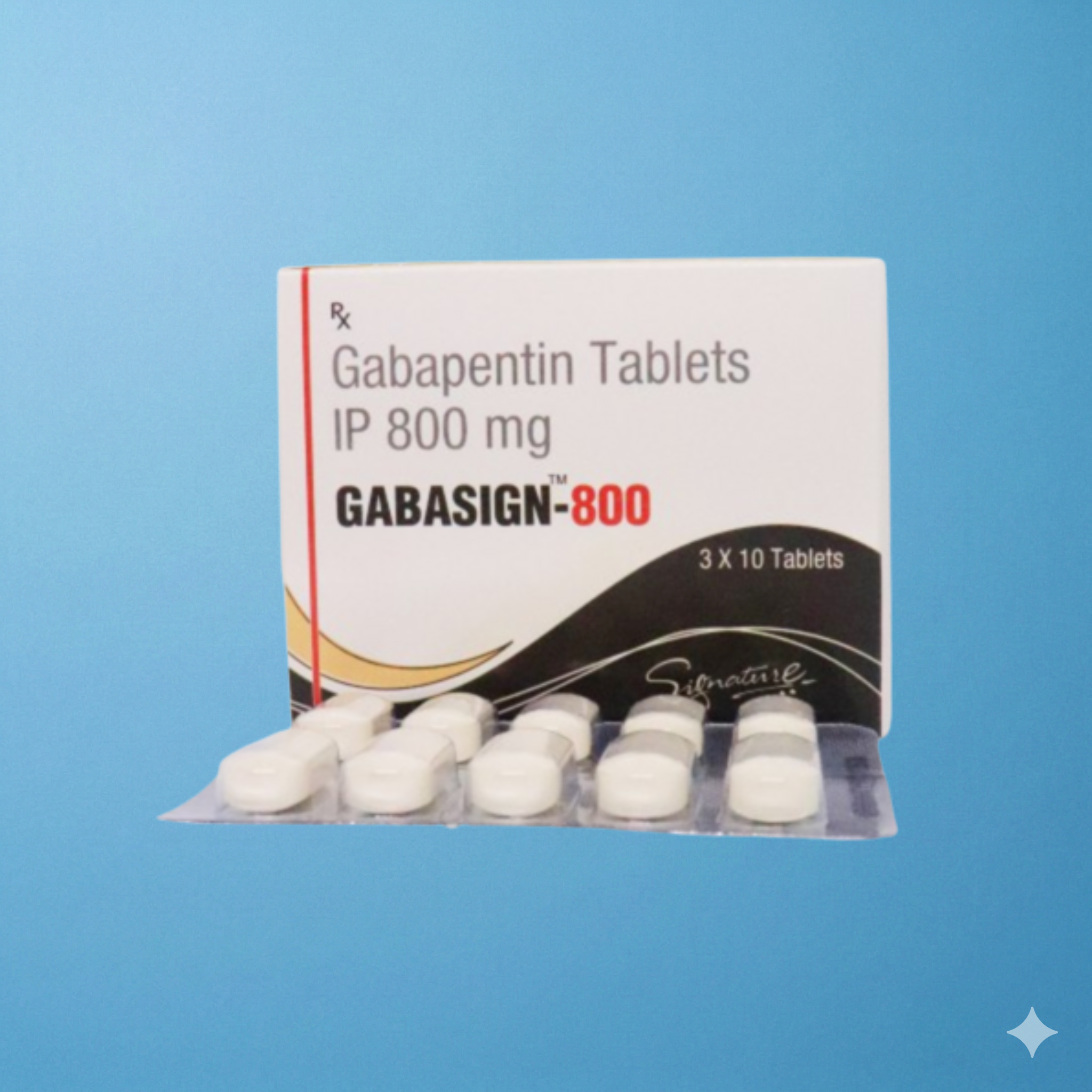 Gabapentin 800mg 1 Gabapentin 800mg